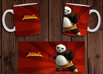 Кубок білий керамічний "Кунг-фу Панда" Kung Fu Panda 16 Aurora