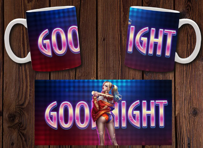 Чашка белая керамическая "Харли Квинн" Harley Quinn 18 Aurora