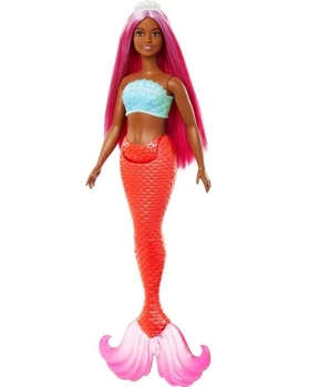 Лялька-русалонька Barbie Дрімтопія з рожевим волоссям та червоним хвостом (0194735183708)