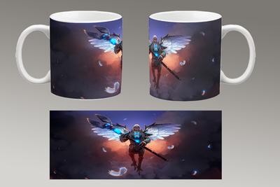 Чашка біла керамічна "DOTA 2" Дота 2 Aurora 59