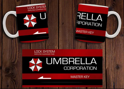 Чашка белая керамическая "Resident Evil" Обитель зла 14 Aurora
