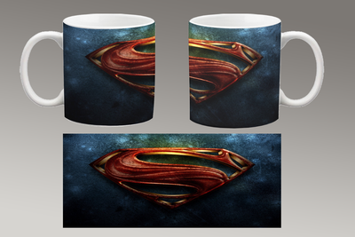 Чашка біла керамічна "Супермен логотип" SUPERMAN - logo 18 Aurora