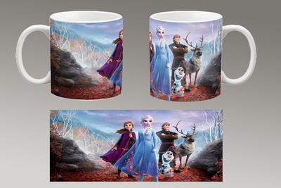 Чашка біла керамічна "Холодне Серце" Frozen 14 Aurora
