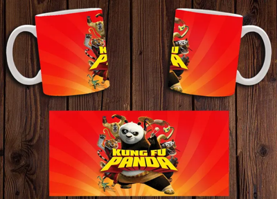 Чашка белая керамическая "Кунг-фу Панда" Kung Fu Panda 11 Aurora