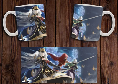 Чашка белая керамическая с принтом "Re:Creators" Відтворювачі 11 Aurora