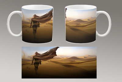 Чашка біла керамічна "ДЮНА" DUNE 36 Aurora