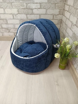 Будинок лежанка для котів та собак Animals_joy Кошик М 46*42 см(062)