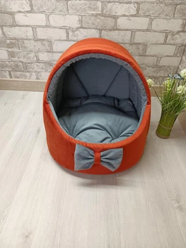 Будинок лежанка для котів та собак Animals_joy Кошик S 34*34 см(056)