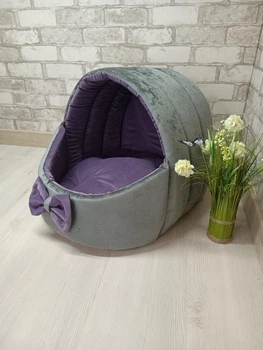 Будинок лежанка для котів та собак Animals_joy Кошик S 34*34 см(051)