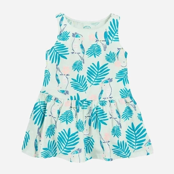 Дитяча літня сукня для дівчинки Cool Club CCG2403233 62 см Бірюзова (5903977341631)