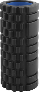 Rolka do masażu InShape Foam Roller 14 x 33 cm czarna (5709386175689)