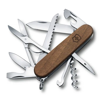 Складаний швейцарський ніж Victorinox Vx13711.63B1 Huntsman Wood 13 функцій 91 мм