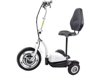 Электросамокат с сиденьем (сиденье - спинка) TTG SM T06-1 36V350W 12AH Белый