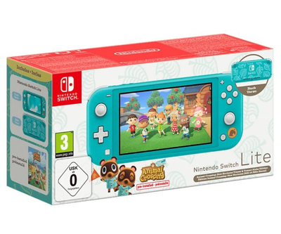 Nintendo Switch Lite Turquoise Limited Edition + Гра Animal Crossing: New Horizons (DIGITAL) (російська версія)