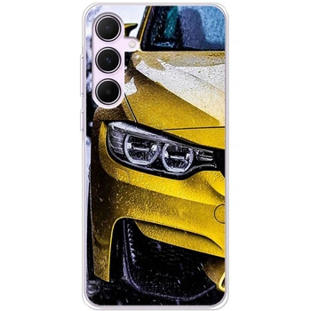 Силиконовый Чехол с Картинкой для Samsung Galaxy A55 5G (A556) Принт (Машина, BMW M3) (55281-ysm2439)