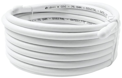 Коаксіальний кабель DPM RG6 1 мм CCA 5 м (5906881172629)