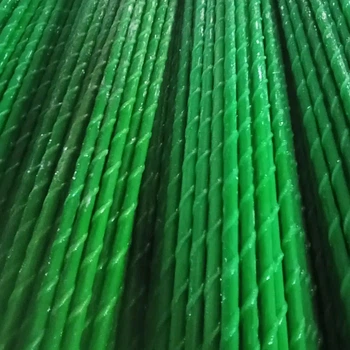 Опора композитная 10 мм для растений, бухта 50 метров, зеленая