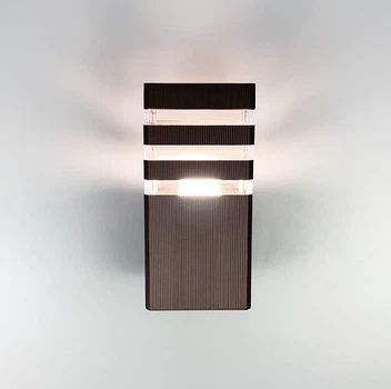 Уличный настенный светильник Бра Light House LNF-17409/1 W коричневый