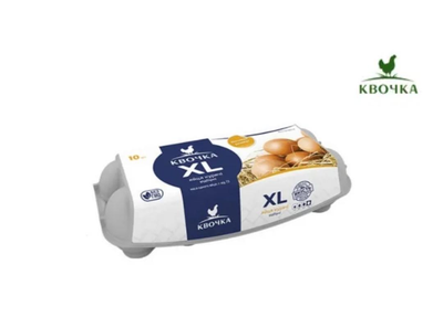 Яйце фасоване 10шт. ТМ "Квочка XL"