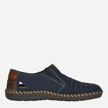 Чоловічі туфлі RIEKER B2457-14 41 26.7 см Сині (4060596018038)