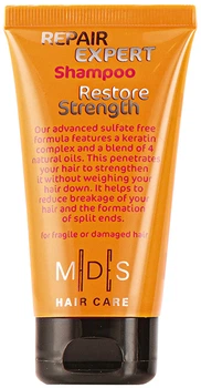 Безсульфатный шампунь Mades Cosmetics Hair Care Restore Strength mini 75 мл (8714462091347)