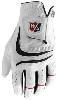 Рукавичка чоловіча для гольфу Wilson Staff Grip Plus для правої руки розмір S Біла (887768638702)