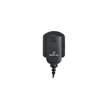 Микрофон - клипса REAL-EL, кабель 1.8 м Black