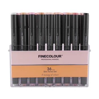 Набор маркеров Finecolour Brush mini Skin set, 36 цветов (EF103-FS36)