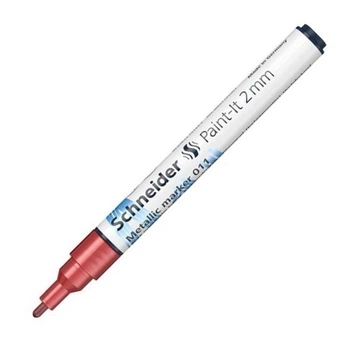 Маркер акриловий Schneider Paint-it 011 Metallic marker, 2 мм, червоний (ML01101124)