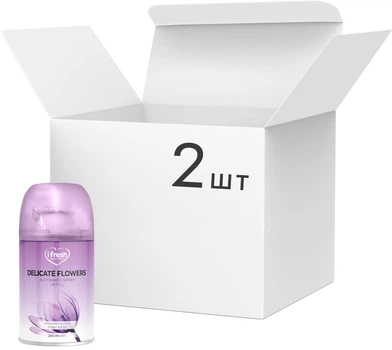 Упаковка змінних аерозольних балонів iFresh Delicate flowers 250 мл х 2 шт (iF-000042)