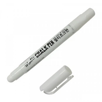 Маркер меловой MUNGYO Multi Chalk Pen, 3 мм, белый (MBG12W)