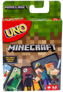 Gra planszowa Mattel UNO Minecraft (0887961606782)
