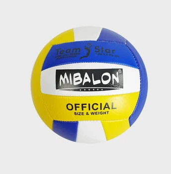 Мяч волейбольный MIBALON С 40072 желто-бело-синий