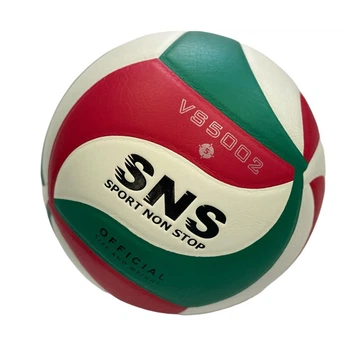 Мяч волейбольный SNS размер 5 White/Green/Red 19541880