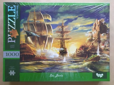 Пазли Danko Toys Sea Battle 1000 елементів (С1000-12-08)