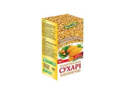 Сухарі панірувальні Золоте Зерно 350г ,