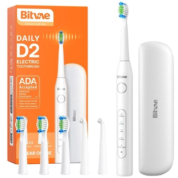 Електрична зубна щітка Bitvae D2 White