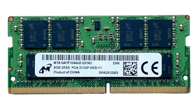 Оперативная память Micron SODIMM DDR4 8Gb 2Rx8 2133Mhz PC4-2133P-SEB-11 MTA16ATF1G64HZ-2G1A2