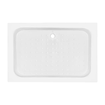 Душевой поддон Lidz KAPIELKA ST120x80х14 низкий, прямоугольный, диаметр слива 52 мм