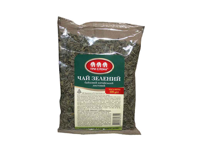Чай фасованний зелений ТРИ СЛОНА 100г №95