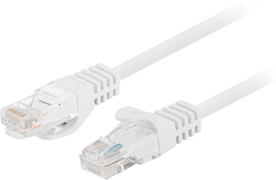 Patchcord Lanberg Cat 6 UTP 15 m White (PCU6-10CC-1500-W)