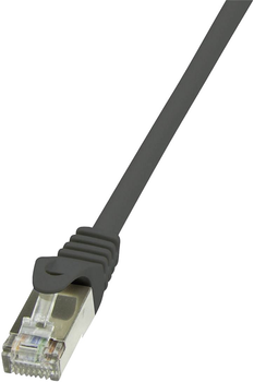 Патч-корд LogiLink EconLine Cat 6 F-UTP 2 м Black (CP2053S)