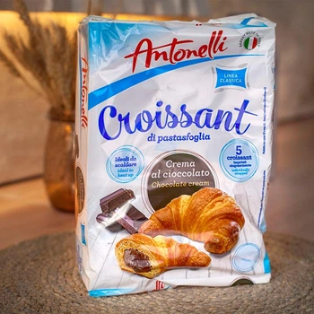 Круассаны Antonelli с шоколадной начинкой 5 шт 225 гр