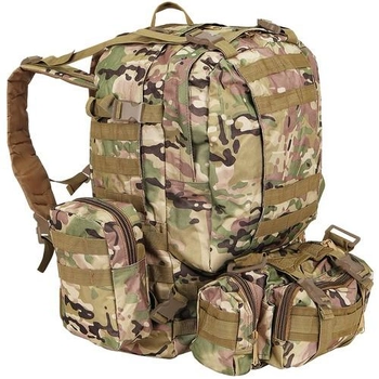 Рюкзак тактический армейский Trizand HQ 45 л + 3 съемные сумки (8923)