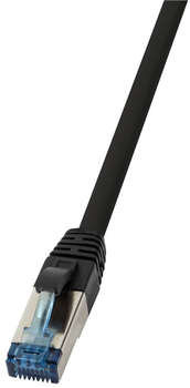 Patchcord LogiLink Cat 6a SFTP 3 m Black (CQ6065S)