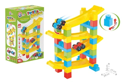 Конструктор ТехноК Twisted Racing 40 ел (TH9581) – іграшки з