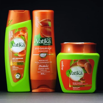 Набір Vatika Argan Dabur зволожуючий шампунь з олією аргани 200 мл +кондиціонер 200 мл +маска 500 мл