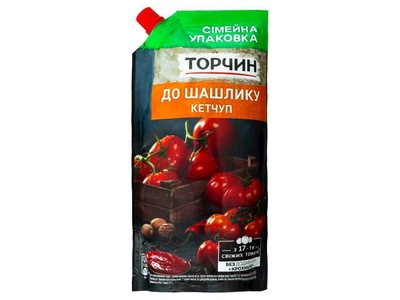 Кетчуп ТОРЧИН До шашлику 520г дой-пак