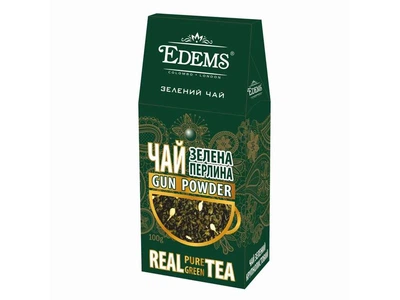 Чай фасований зелений Еdems 100г листовий Зелена перлина