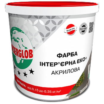 Фарба інтер'єрна Anserglob ЕКО+ акрилова 7кг